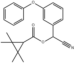 2,2,3,3-Tetramethylcyclopropane carboxylic acid cyano(3-phenoxyphenyl)methyl ester(39515-41-8)